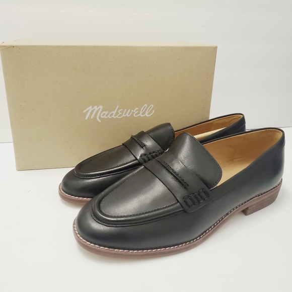 Madewell The Elinor Loafer Black Shoes - Picture 2 of 11